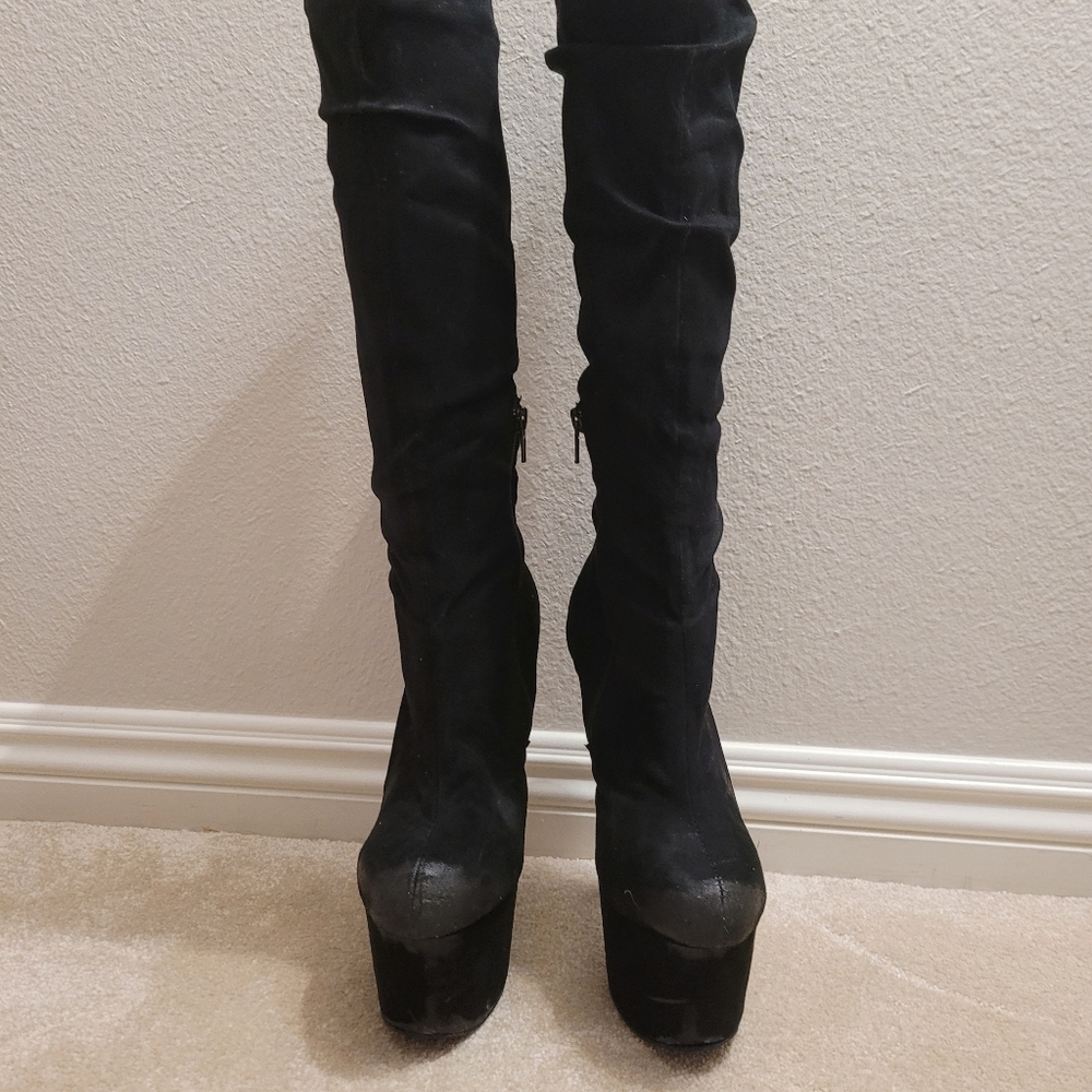 Knee high Pole Dancing/ Exotic Dance Boots